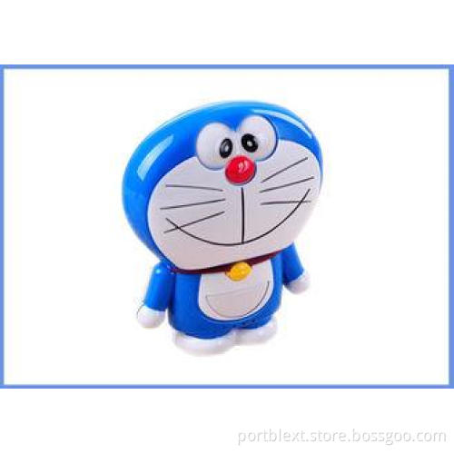 Smart Cellphone Silver Dual USB Cartoon Doraemon Power Bank
